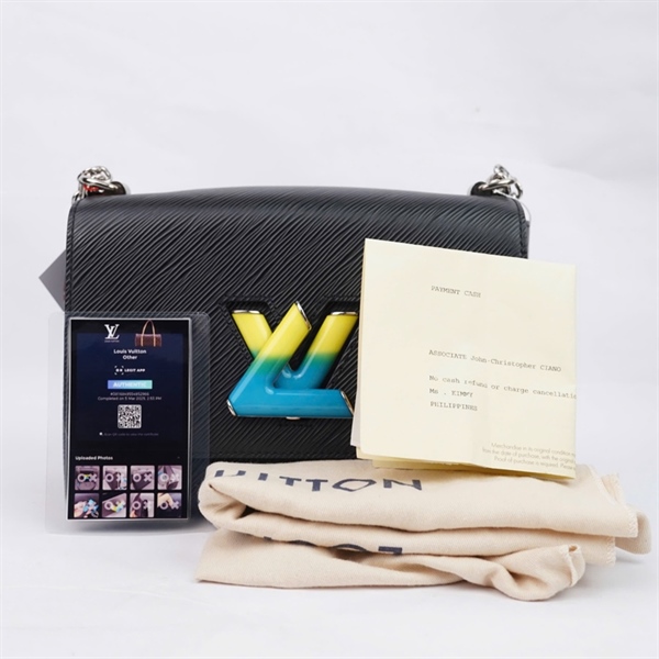 Túi LV Twist đen kèm gương (SR0230) sz23 (LTB) KG+