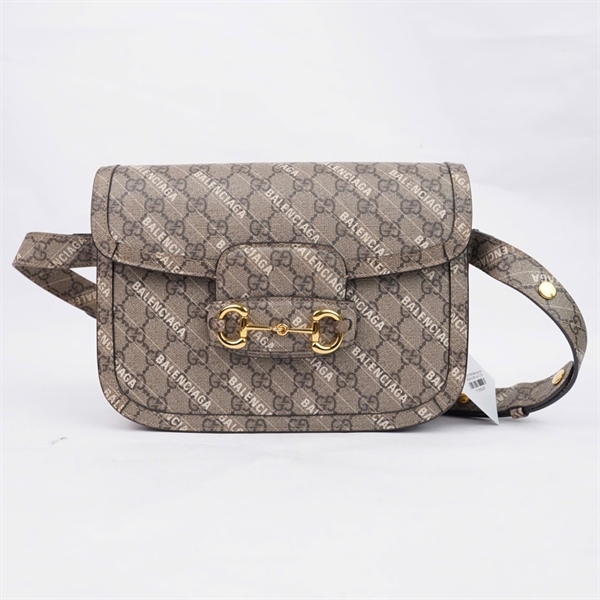 Túi GG 1955& Balenciga xám (602204-520981) sz24 (LTB) KG+