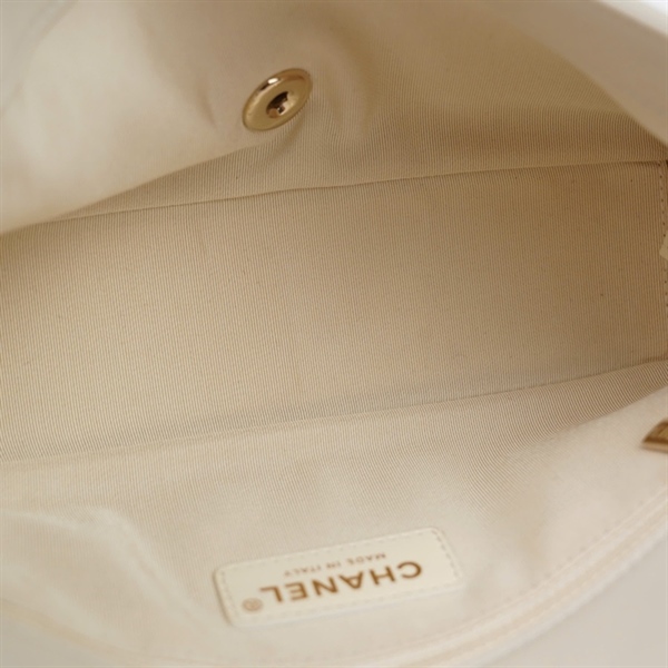 Túi Chanel trắng (30862638) sz24 (LTB) KG+