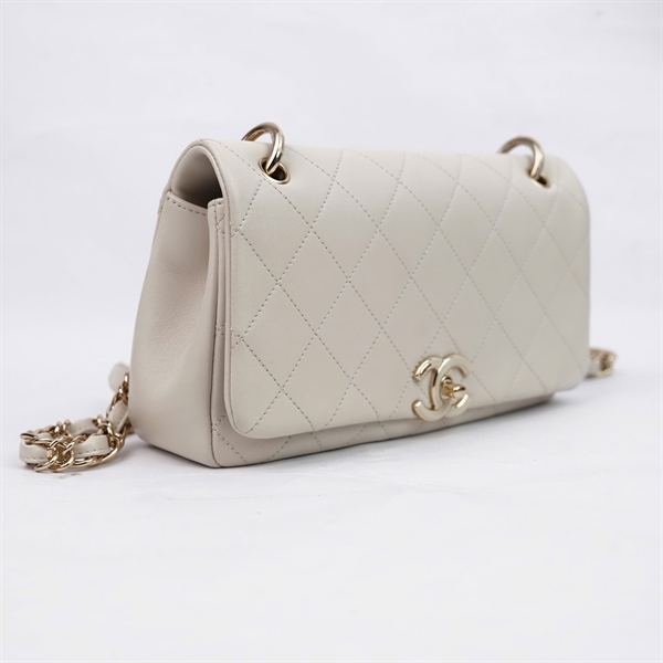 Túi Chanel trắng (30862638) sz24 (LTB) KG+