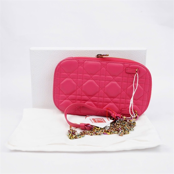 Túi Dior Phone hồng (56-MA-0212) sz10 (LTB) KG+