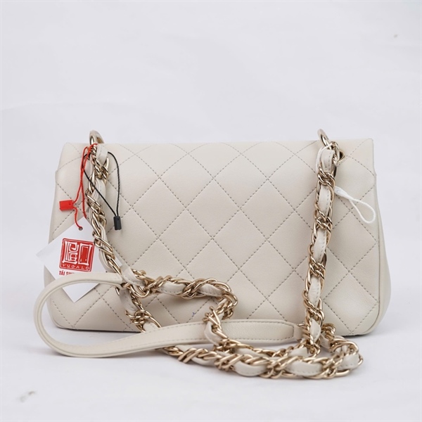 Túi Chanel trắng (30862638) sz24 (LTB) KG+