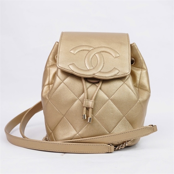 Balo Chanel vàng ánh nhũ (31138794) sz15-12-20 (LTB) KG+