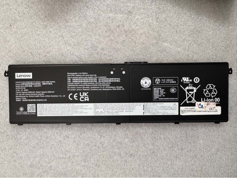 Pin Lenovo Yoga Pro 9 16IMH9 Ideapad Xiaoxin Pro 5 14IMH9 L23M4PF1 L23N4PF1 L23D4PF1 L23X4PF1 L23B4PF1 84wh, L25M4PF1 L25N4PF1 L25D4PF1 L25X4PF1 L25B4PF1 92.5wh