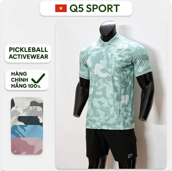 Polo thể thao camo q5