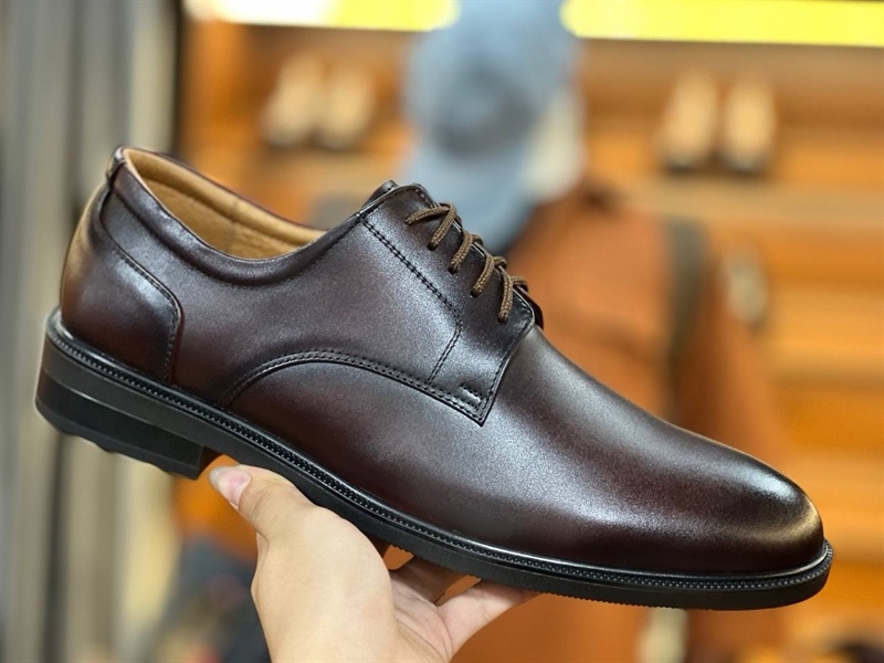 Giày Tây Beckman PH Derby Trơn Nối Gót 1