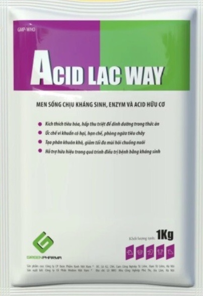 Thức ăn chăn nuôi bổ sung Acid Lac Way 5 kg (men sống)