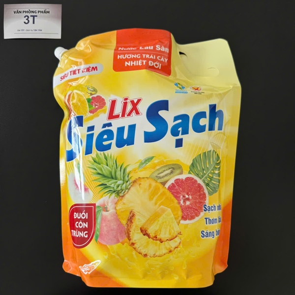 Nước lau sàn Lix 3.2L siêu sạch – Thơm lâu, đuổi côn trùng