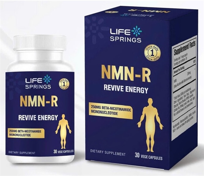 Viên nang LifeSprings NMN-R New ZeaLand Hỗ trợ giảm nám và nếp nhăn (Hộp 1 Lọ 30 viên)
