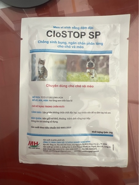 MH-Clostop SP 20g men vi sinh sống