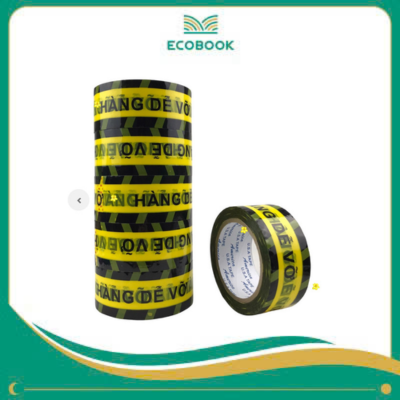 Băng keo niêm phong hàng dễ vỡ 5cm (Cây 1,5Kg/6 Cuộn)