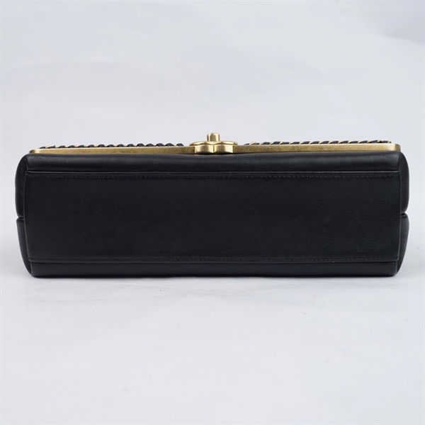 Túi Chanel đen viền xích (24426702) sz26 (TL) KG+