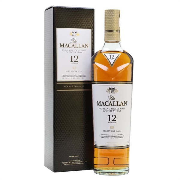Macallan Sherry Oak - 麥卡倫雪莉桶 12YO 70CL