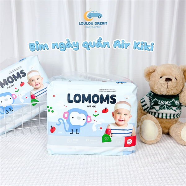 AD SALE 225K - Bỉm Lomoms Air Kiki Hàn Quốc