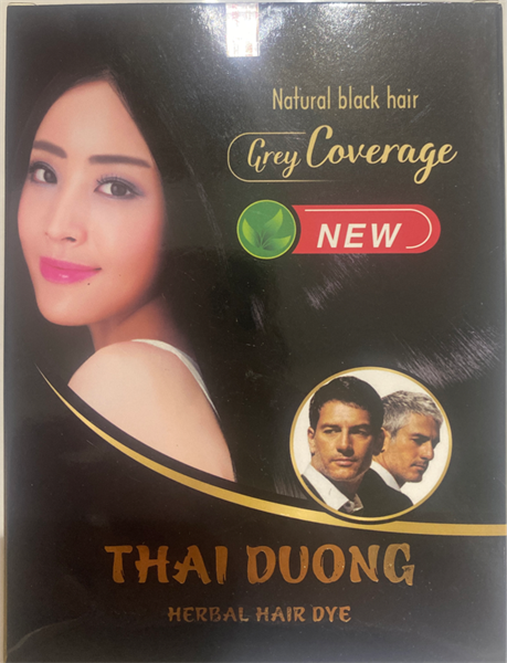 Nhuộm tóc dược liệu Thái Dương ( Hộp 05 gói x 10g , DK)