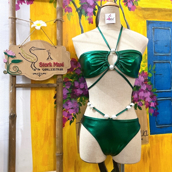 BKN ngọc trai XANH BÓNG