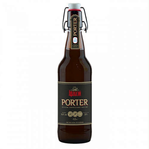 Beer "PORTER" (Bia đen) 0,5L - 8% - Chai