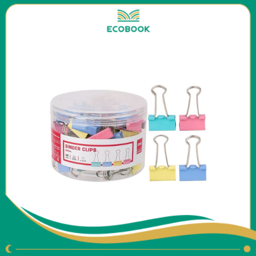 8554A_Kẹp bướm 4#_25mm_Màu lẫn_lọ E