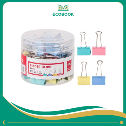 8555A_Kẹp bướm 5#_19mm_Màu lẫn_lọ E