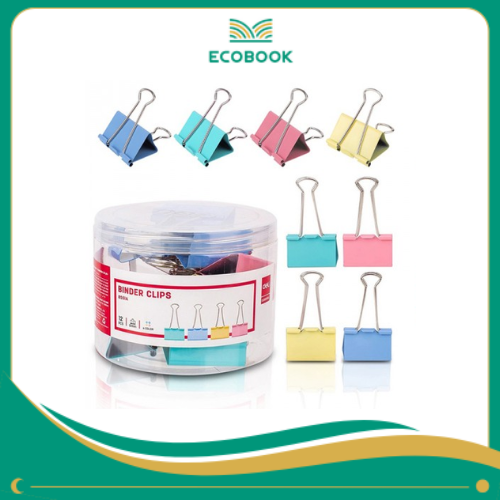 8551A_Kẹp bướm_Nhiều màu, 50mm_hộp E