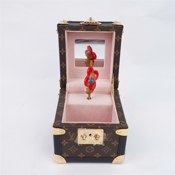 Túi LV Trunk hoa nâu phát nhạc sz11 (PN) KG+