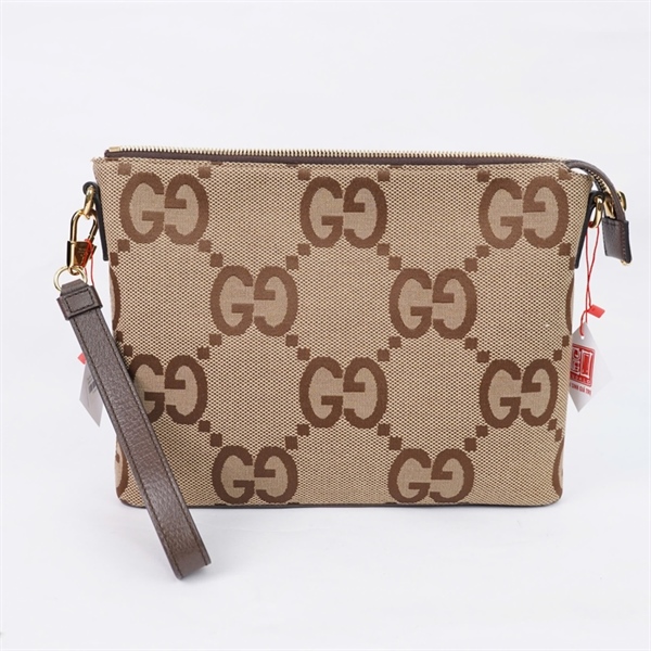 Túi GG đeo chéo nâu 2 strap (699130-562600) sz30 (PN) KG+