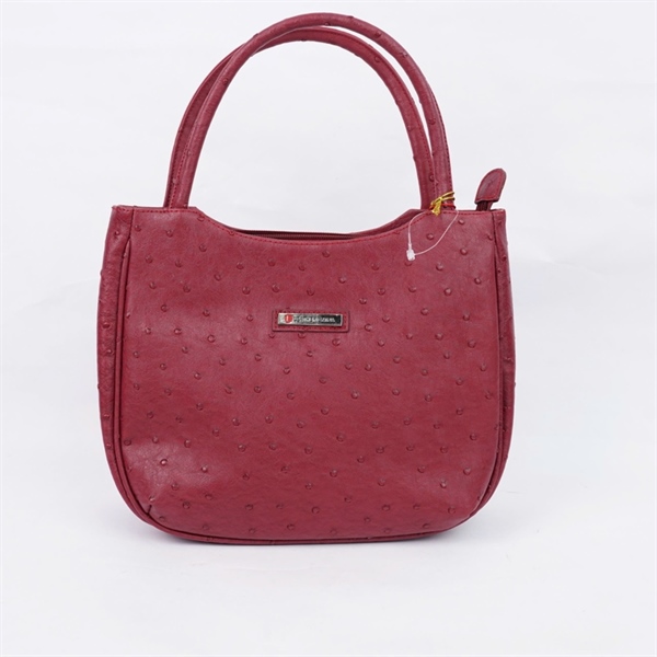 Túi Leather Extra đỏ da đà điểu sz25 (PN) KG+