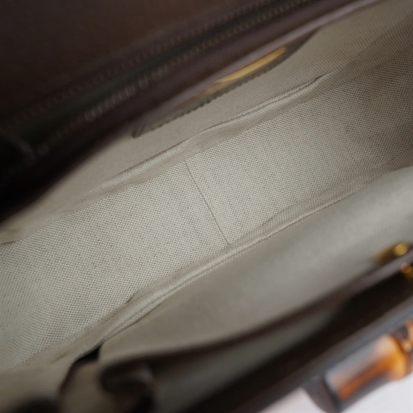 Túi GG Bamboo nude họa tiết in chữ 2 strap kèm gương (631173-486628) sz25 (PN) KG+