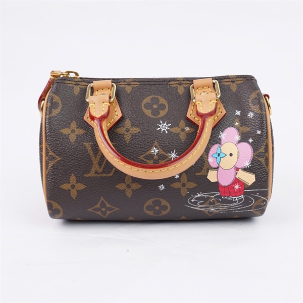 Túi LV Speedy hoa nâu in hình (TY2283) sz16 (PN) KG+