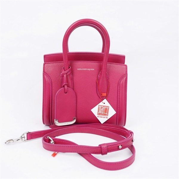 Túi Alexander Mcqueen hồng sz20 (PN) KG+