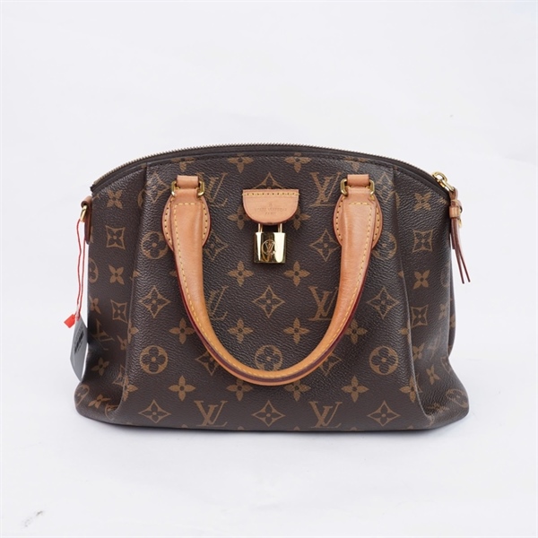 Túi LV Rivoli hoa nâu kèm ổ ko chìa (MB4139) sz30 (PN) KG+
