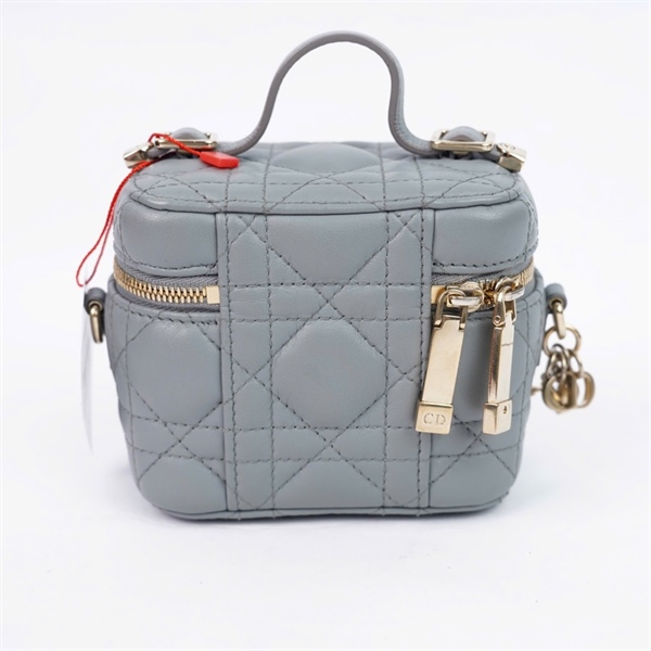 Túi Dior Vanity xám sz11 KG+