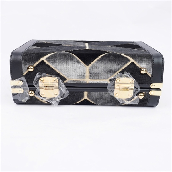 Túi GG cốp đen phối xám (722180-498879) sz27 (PN) KG+