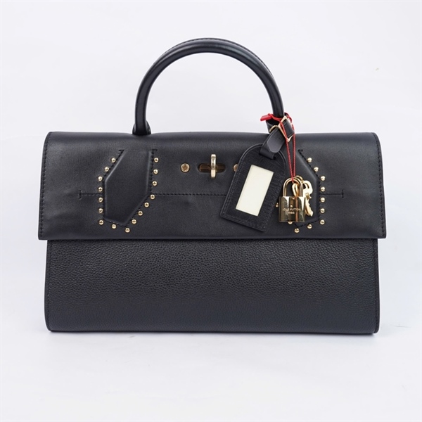 Túi LV đen đính cườm kèm ổ+ 2 chìa sz28 (PN) KG+