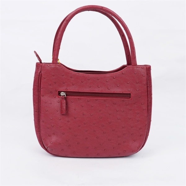 Túi Leather Extra đỏ da đà điểu sz25 (PN) KG+