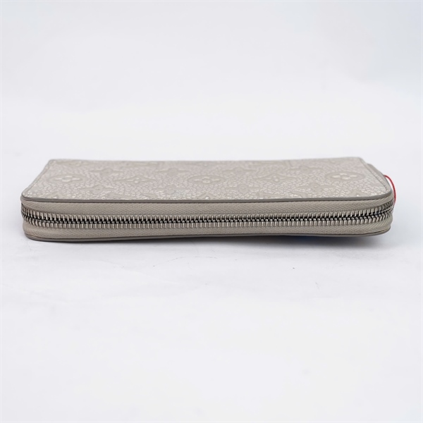 Ví LV zip hoa nude lòng xanh (PN) KG+