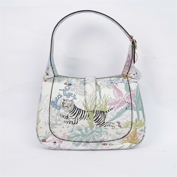 Túi GG Jackie 1961 họa tiết hổ (636709-520981) sz26 (PN) KG+