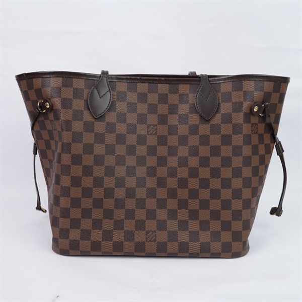 Túi Neverfull ô vuông nâu kèm ví sz32-45 (PN) KG+