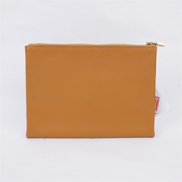 Túi Hermes Clutch nâu stamp Y sz19 (PN) KG+