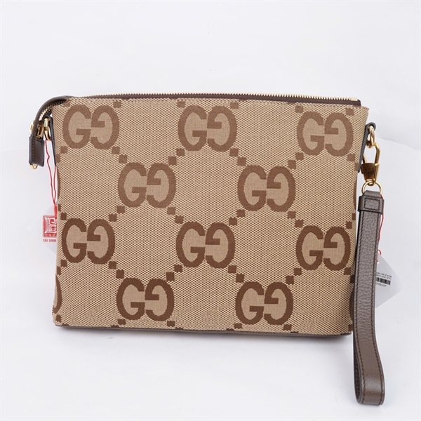 Túi GG đeo chéo nâu 2 strap (699130-562600) sz30 (PN) KG+