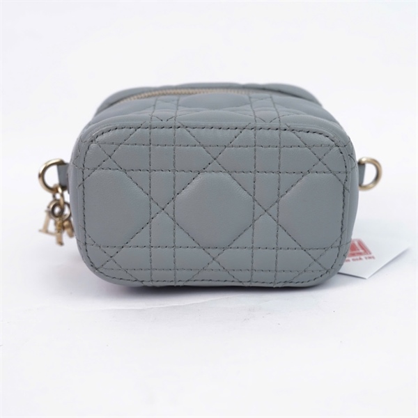 Túi Dior Vanity xám sz11 KG+