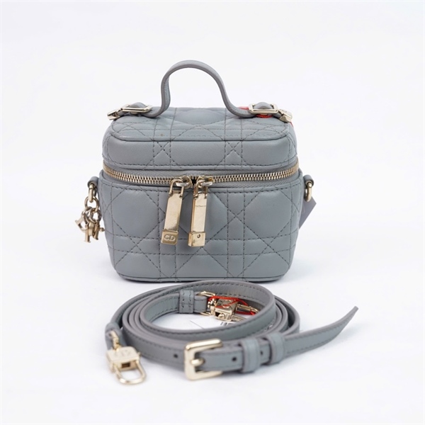 Túi Dior Vanity xám sz11 KG+