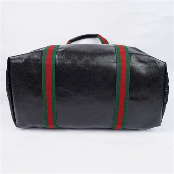 Túi GG Tote đen bóng (768287-520981) sz39 (PN) KG+