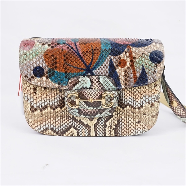 Túi GG 1955 họa tiết da trăn (602204-525040) sz24 (PN) KG+