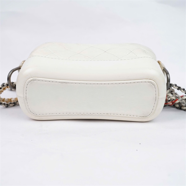 Túi Chanel Gab trắng (27264428) sz20 KG+