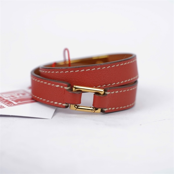 Vòng tay Hermes cam đất KG+