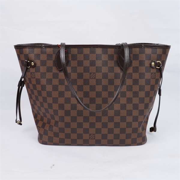 Túi Neverfull ô vuông nâu kèm ví sz32-45 (PN) KG+