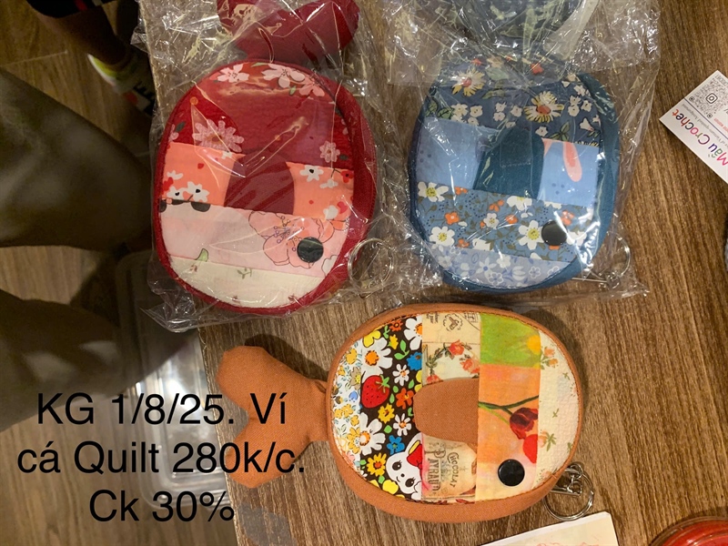 Ví cá Quilt (Touch)