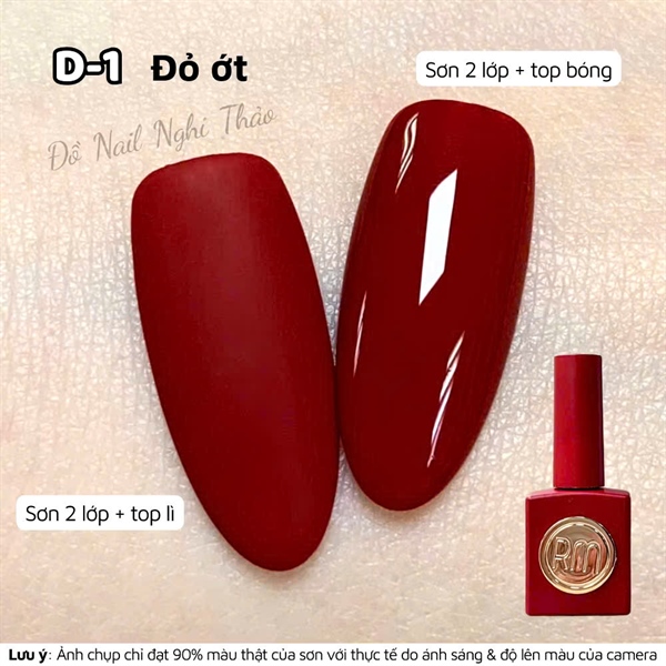 Sơn gel ĐỎ Ramyla chai lẻ 15ml