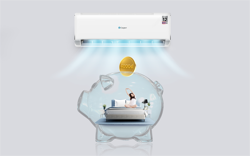 Máy lạnh Casper 1.5 HP inverter mẫu mới 2025